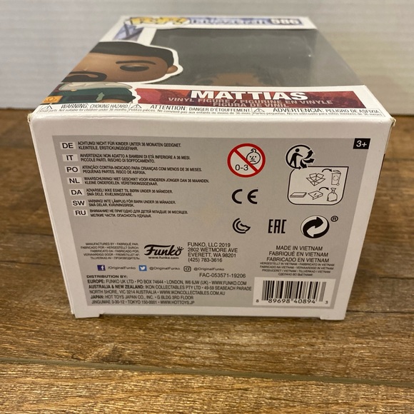 Funko FROZEN II 2 MATTIAS Pop Vinyl Disney Figure NEW Boxed 586 - Picture 8 of 8